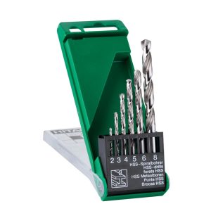 HiKOKI 780462 6-piece HSS-G DIN 338 drill bit cassette