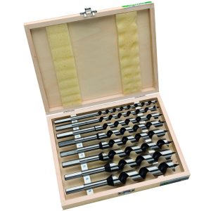 HiKOKI 781993 8 Piece 230mm Wood Auger Drill Bit Set - 10-24mm