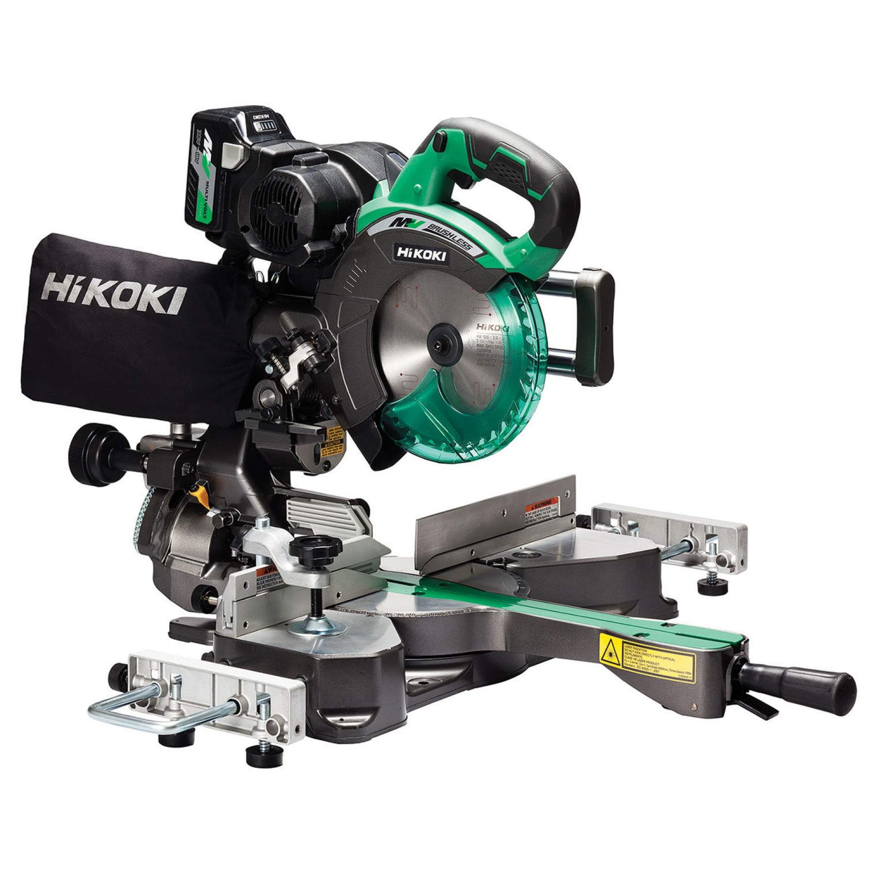 HiKOKI C3607DRA 36V Multivolt 185mm Brushless Sliding Mitre Saw - Body