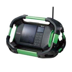 HiKOKI UR18DSDL DAB Site Radio with Bluetooth – Dual Speakers, USB Charging, IPX4 Water Resistant