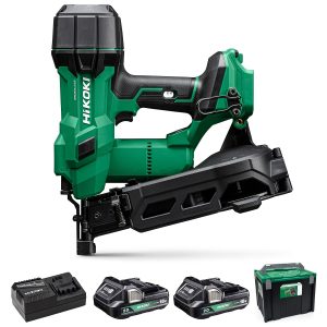 HiKOKI 18V Coil Nailer 2Ah batteries and charger - NV1845DAJXZ