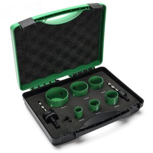 HiKOKI 752171 9 Piece Bi-Metal Electrician's Holesaw Set - 22-64mm Diameter
