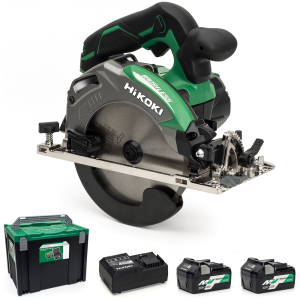 HiKOKI / Hitachi C18DBAL/JRZ 18V Circular Saw Brushless - 2 X 5.0Ah MultiVolt Batteries