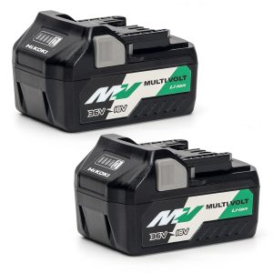 HiKOKI BSL36A18X2 18/36V MultiVolt Battery 5.0/2.5Ah - Set of 2