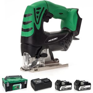 Hikoki CJ18DSL/JP 18V Li-ion Cordless Jigsaw - 2 X 5.0Ah Batteries - CJ18DSL/JP