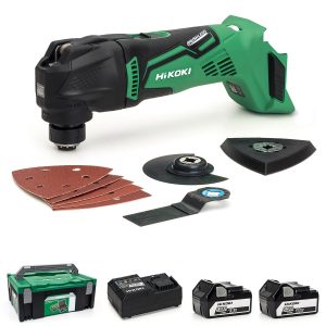 Hitachi CV18DBL/JP Multi-Tool 18V Cordless Brushless - 2 X 5.0Ah - CV18DBL/JP