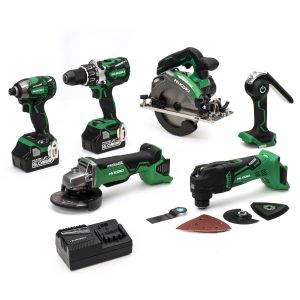 HiKOKI / Hitachi KTL618BL 18V 2x6.0Ah Li-ion Cordless 6 Piece Kit - KTL618BL