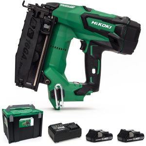 HiKOKI  NT1865DBSL/JX 18v Brushless 16Ga Second Fix Nailer - 2 X 3.0Ah Batteries - NT1865DBSL/JX