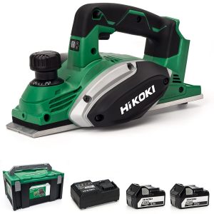 Hikoki P18DSL/JP 18V Cordless Li-ion Planer 82mm - 2 x 5.0Ah Batteries - P18DSL/JP