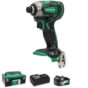 HiKOKI WH36DB-501 Multi-Volt Cordless Impact Driver Brushless 1 X 5.0Ah Kit - WH36DB-501